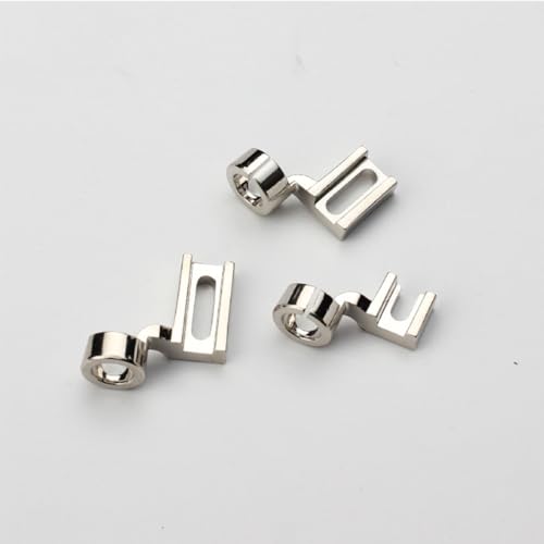Juego de 2 pies prensatelas para máquina de coser de zinc miniatura 7