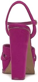 Jessica Simpson Women's Giddings Block Heel Platform Sandal Heeled, Berry Blast, 9.5 | Image 2