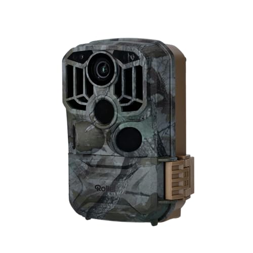 Rollei - Rollei Caméra de chasse 4 K WiFi, 48 MP 4 K, avec détecteur de mouvement, vision nocturne, caméra infrarouge avec transmission de téléphone portable, écran TFT-LCD 2", étanche IP65, caméra de