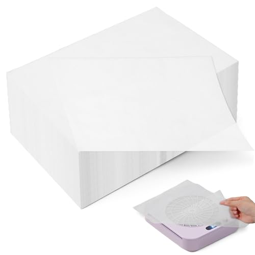 600 hojas filtro para colector de polvo de uñas miniatura 1