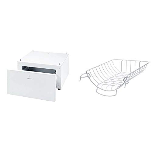 WTS510 Sockel Trocknerzubehör/Unterbausockel mit Schublade für Waschmaschinen und Trockner/Höhe: 35 cm & TRK555 Trocknerkorb