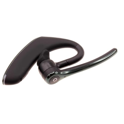 Wireless Earphone Ear-Hook Headphone Boom Mic Compatible with Consumer Cellular Iris Flip, Handsfree Single Headset Over The Ear Earbud