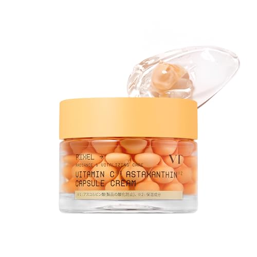 Image of VT Cosmetics Vitamin C Astaxanthin Capsule Cream Hydrating Korean Face Moisturizer (Vitamin C)