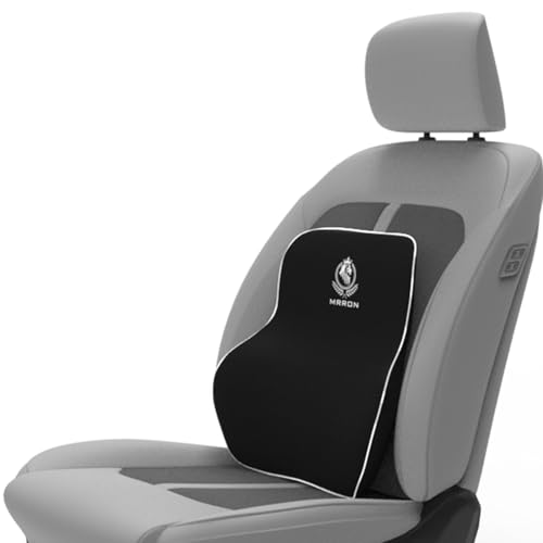 Image of MRRON Back Support for Office Chair | 3 Years Warranty | Medical Grade Memory Foam Car Seat Back Support, Orthopedic Lumbar Back Rest for Back Pain Relief - Back Pillow for Sitting Long Hours