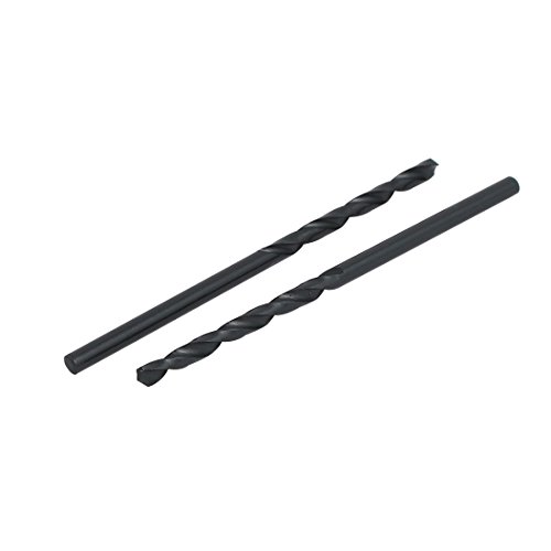 Aexit 2.5mm Dia Tool holder HSS Oxynitriding 2-Flute Straight drill hole Twist Drill Bit Black 30pcs Model:82as633qo473