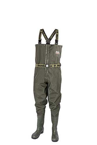 Snowbee Granite Waders, Green, Size 10