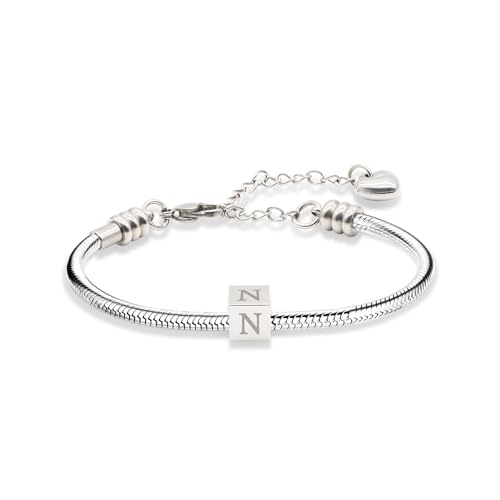 TOLOWOBK Armband Damen mit Buchstaben, Geschenke für Mädchen...