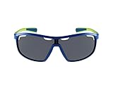 Nike Grey Lens Road Machine Sunglasses, Military Blue/Venom Green