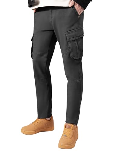 RE&X JEANS COUTURE Pantaloni Cargo Gentiluomo Invernali Confortevole Cotone Lavoro Pantaloni