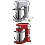 Cuisinart Batidora Pedestal 5Qt + Batidora Pedestal SM-50RES 5.5Qt Rojo