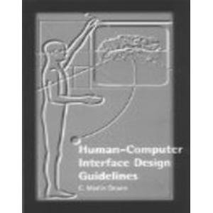 Human-Computer Interface Design Guidelines: Amazon.co.uk: Brown, C ...