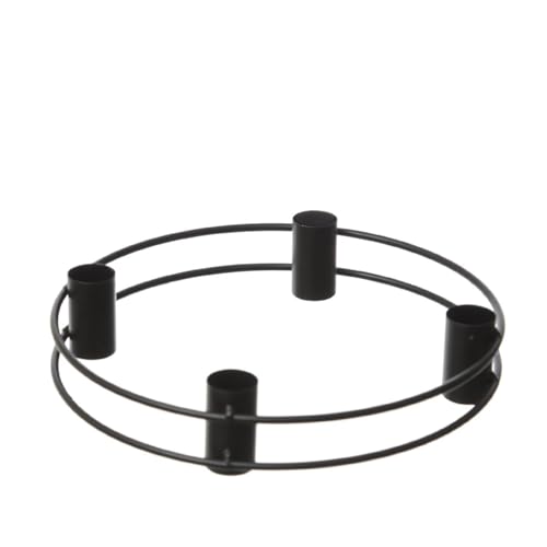 Stabkerzenhalter Adventskranz Kerzenständer rund D: 20,5cm Kerzenring...