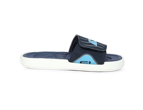 Image of AADI Men's Synthetic Leather Lightweight Comfortable Outdoor Dailyuse Casual Slides /Flip Flop /Slippers