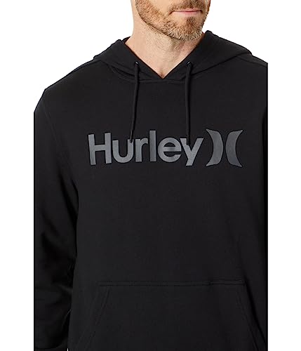 Hurley MFT0011590H010XL One & Only Solid Fleece Pullover Hoodie Black 1 XL Black XL4