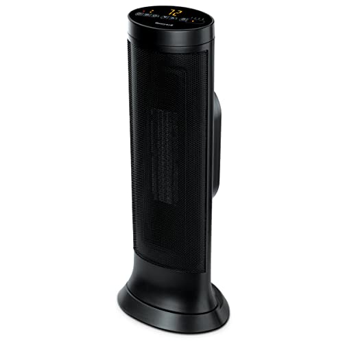 Honeywell HCE317BC Slim Ceramic Tower Electric Space Heater for Bedroom,  Office, Home, Oscillates, 2 Heat Settings, Portable, 2-8H timer, Quiet,  1500W/750W, Overheat u0026 Tip-Over protection, Black : Amazon.ca: Home