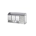 D.O.M. - Saladette refrigerata 3 porte,6 cassetti e piano in granito immagine