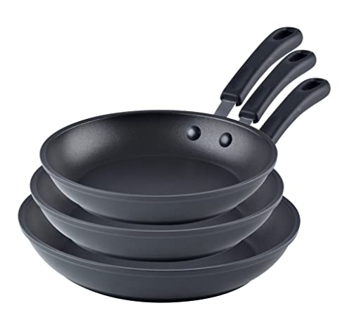 Cook N Home Professionelles harteloxiertes Antihaft-Bratpfanne, 3-teiliges Set, 20,3 cm/24,1 cm/30,5 cm Cover
