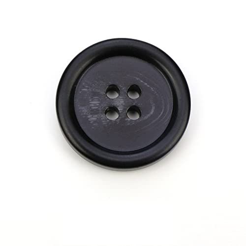 10 PCS 4 Holes Round Resin Buttons Flatback Sewing Buttons for Clothing Arts Crafts DIY Decorations Sewing Accessories — image 1