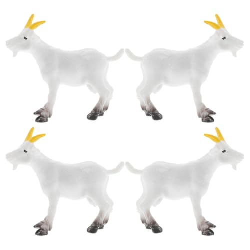 GANAZONO PVC�� �~�j�`���A���M�ƃq�c�W�͌^ �{����������̓����t�B�M���A �f�X�N�g�b�v��뉀�̃z�[���f�R���[�V�����p 4�Z�b�g