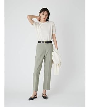 Amazon | [ミラオーウェン] 後ろゴムセンタープレステーパード