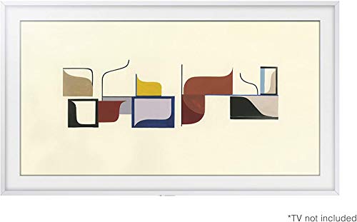 SAMSUNG 75-inch Class The Frame Customizable Bezel - White (SCFT75WT/ZA, 2020 Model)