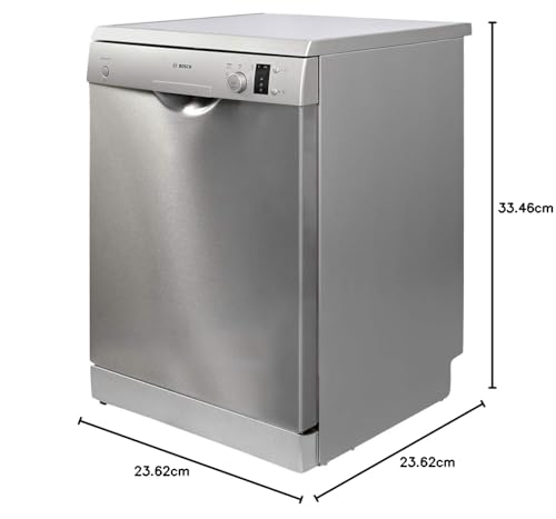 Bosch Series 4 Free Standing Dishwasher,12 Place Settings, German Engineering, EcoSilence Drive, SMS50D08GC
