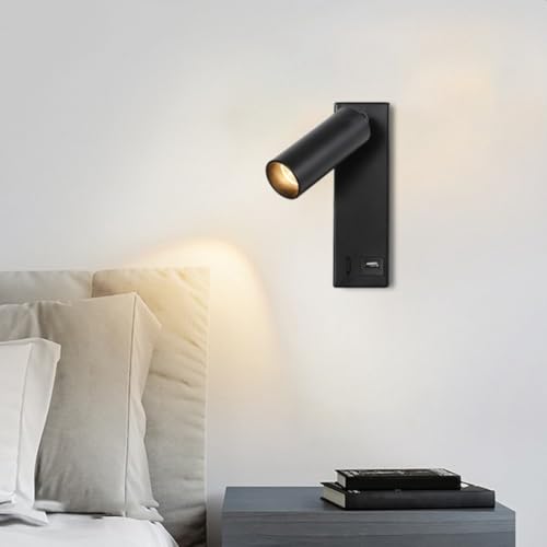 Lampe murale 3000K lecture intégrée pour une chambre cocooning - 4