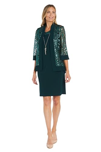 Image of R&M Richards Women's The Opulence Jacket Dress