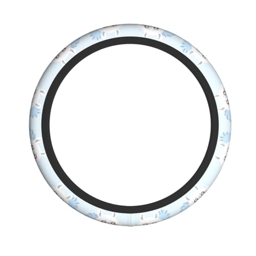 ステアリングカバー イズ 軽自動車 普通車 車用品 ちいかわ モモンガ ステアリングカバー おしゃれ 滑り止め 汚れ防止 手触りよし アクセサリー 内装品 滑り防止 オールシーズン対応 38cm