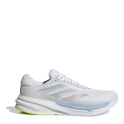 adidas Supernova Stride 2 - Zapatillas de correr para hombre y adulto, blanco y plateado, 43 1/3 EU