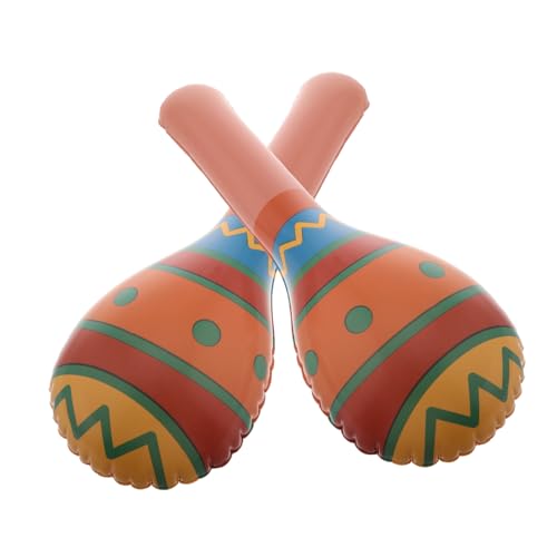 ORFOFE 2Pcs Inflatable Hammer for Lightweight Cartoon Hammers for Indoor and Promotes Hand Eye Coordination and Safe Fun