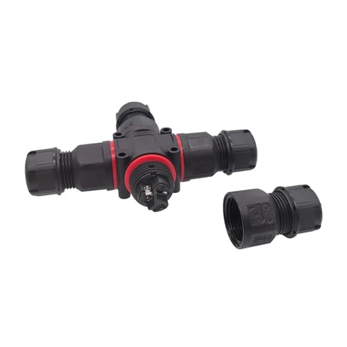 Conector X eléctrico L20 de 4 vías con unión de 4 pines para un cableado sin cortes 4