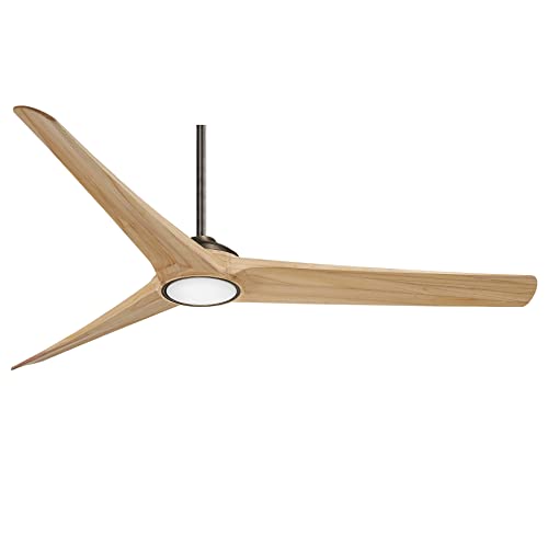 MINKA-AIRE F847L-HBZ/MP Timber 84 Inch Ceiling Fan with Integrated LED Light and DC Motor in Heirloom Bronze Finish and Maple Blades MINKA-AIRE F847L-HBZ/MP Timber 84 Inch Ceiling Fan with Integrated LED Light and DC Motor in Heirloom Bronze Finish and Maple Blades