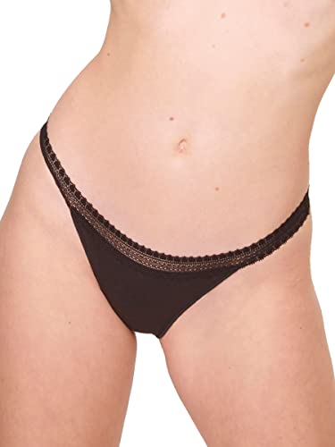 Sloggi Go Ribbed Tanga x2 en coton bio extensible pour femme