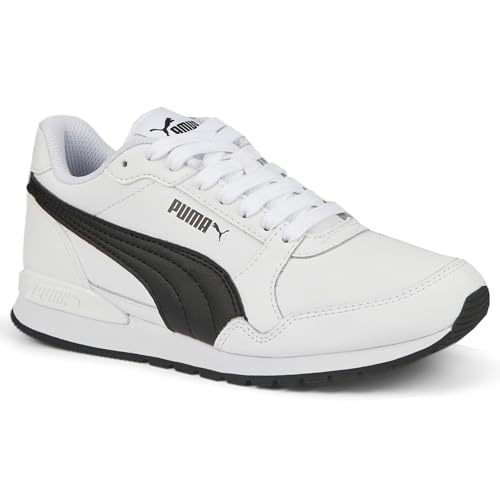 PUMA Kids Boys St Runner V3 Leather Lace Up Sneakers Shoes Casual - White2