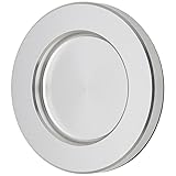 SOTECH Manilla para puerta corredera TAYO aspecto acero inoxidable Ø 70 x 8 mm autoadhesiva (3M VHB) para puerta de cristal de aluminio