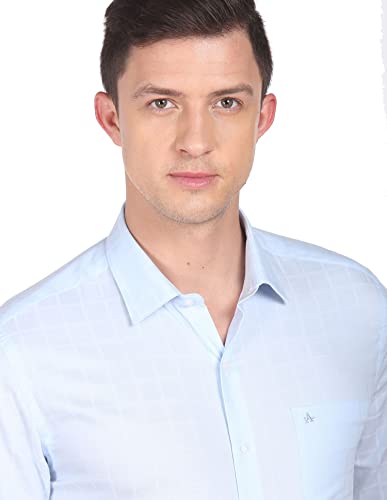 Image of Arrow Men's Checkered Slim Fit Formal Shirt