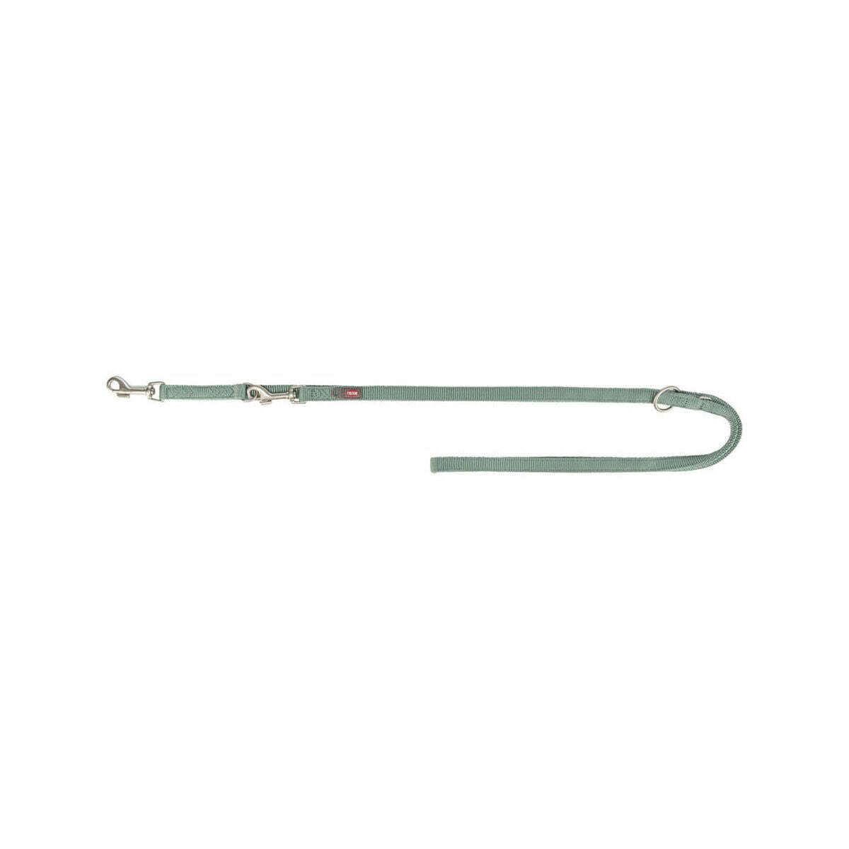 TRIXIE Premium Extension Lead, L-XL, 78.7 in/1.0 in in sage double-layer dog lead, triple adjustable, non-slip - Image 3