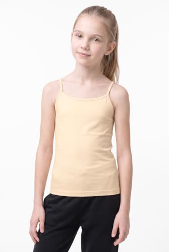 Image of Kurve Girl's Sleeveless Tank Top - Stretch Undershirts Cami Camisole, UV Protective Fabric, Rated UPF 50+ (Made in USA)