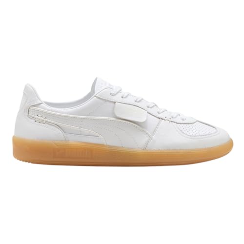 PUMA Mens Palermo LTH S&P Lace Up Sneakers Shoes Casual - White - Size 6.5 M