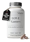 NOOT Love Game – Libido Booster for Women & Men, Mood & Energy Support, Fast-Acting Libido Supplement w. Maca Root, Female Libido Booster w. Horny Goat Weed, Ginseng & Tribulus Enhancer, 60 Capsules