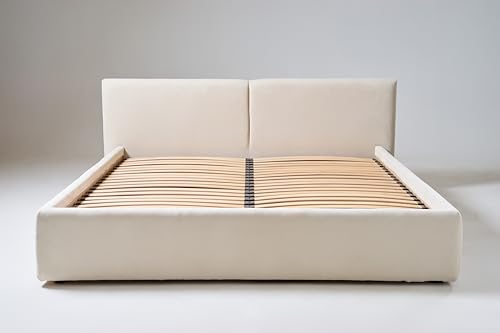 Uncle Bob® Pack of 6 Replacement Sprung Wooden Bed Slats Size 755mm Lenght 53mm Wide for King Size Bed