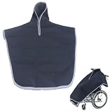 MegLob Manta Para Silla De Ruedas, Manta Térmica Para Silla De Ruedas Para Personas Mayores, Impermeable Y Resistente Al Viento, Capa Cálida Para Silla De Ruedas