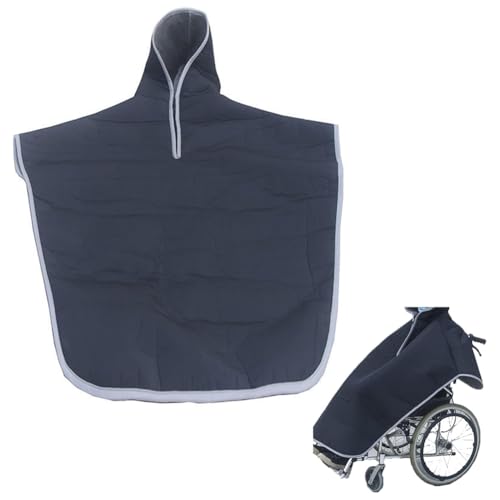 Couverture pour fauteuil roulant thermique et imperméable pour aînés