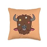 Disney Zootopia Yax the Yak Cute Kawaii Big Face Costume Throw Pillow