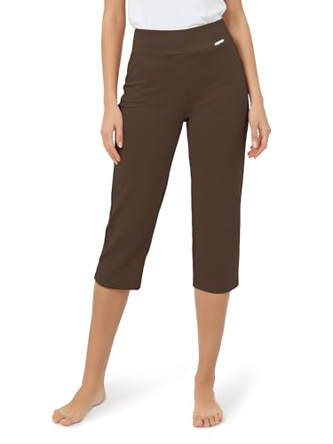 Amazon.com: Tapata Womens Capris for Summer Dressy Non See-Through Petite 19.5