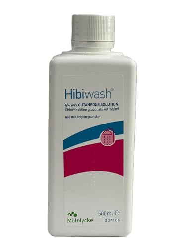Hibiwash MAT2727 Antimicrobial Skin Cleanser Bottle, 500 mL