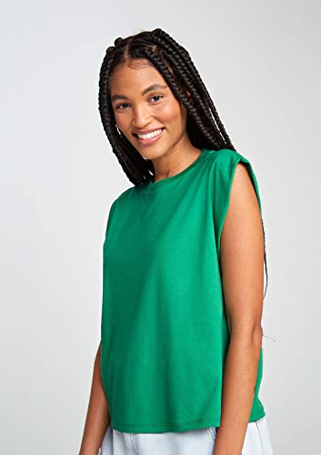 Regata Básica Feminina Muscle Tee Verde G