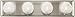 Kichler 45919NI Karia Vanity, 4-Light Halogen 200 Total Watts, Brushed Nickel