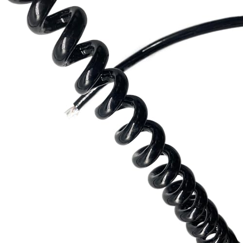 Cable de red en espiral para conectar equipos con señal de blindaje compuesto 5